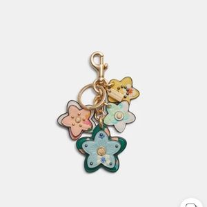 Mystical Floral Wildflower Cluster Bag Charm